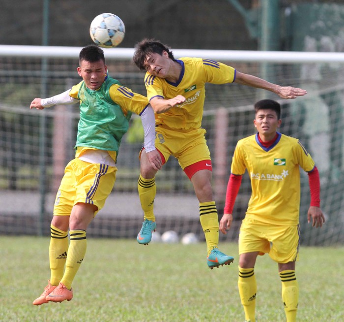 SLNA đã có mặt ở TP Hồ Chí Minh để chuẩn bị cho trận đấu với K.Kiên Giang ở vòng 2 V-League. Ảnh: Đức Đồng